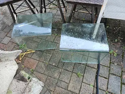 Bent Glass Table Set, View more