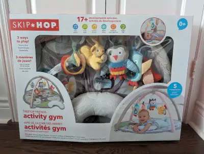 BRAND NEW & SEALED Skip Hop Baby Play Gym, Treetop Friends, Grey, View more