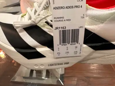 Adidas Adizero Adios Pro 4 – Women’s 6.5 – Brand New, View more