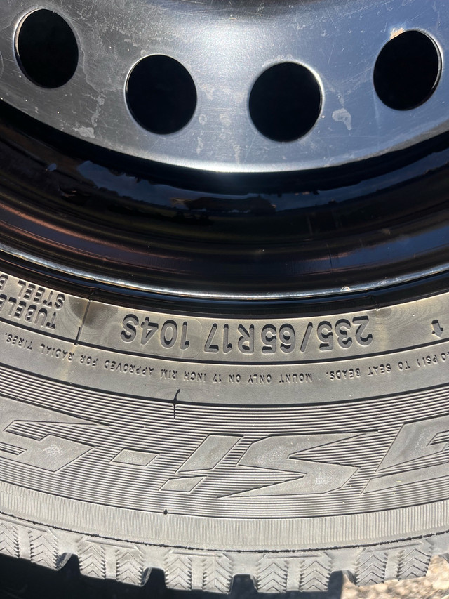 4 winter tires w/ rims $ 500  Toyo Observe GSI-5 235/65R17 sale in Tires & Rims in Ottawa - Image 2