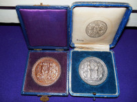 2 Antique Cased Dominion of Canada Rifle Association Medals