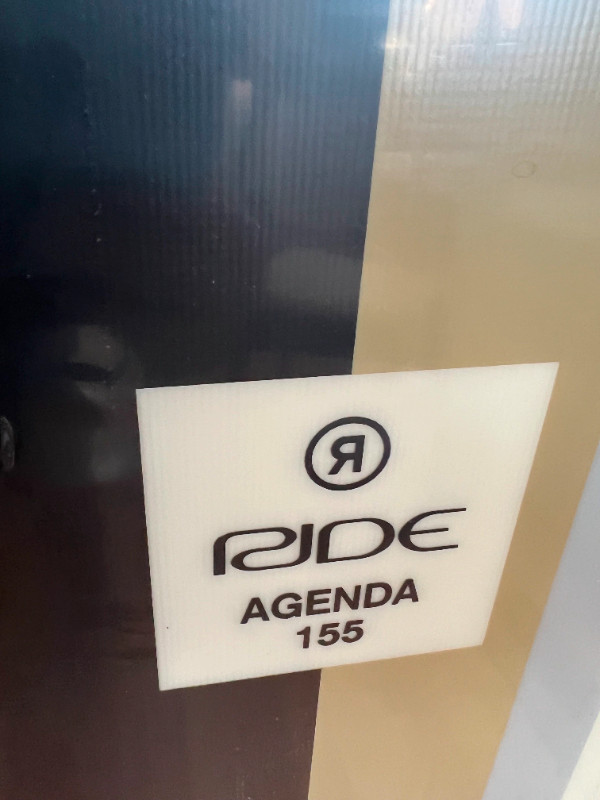 $450 New Ride Agenda Unisex Snowboard 155cm in Snowboard in Markham / York Region - Image 4