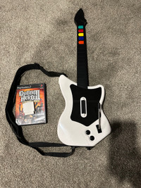 Ps2 wireless guitar with game and dongle 