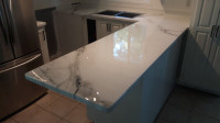 comptoir au faux-fini granit quartz marbre en epoxy