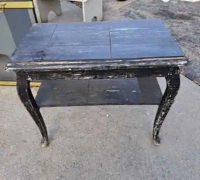 Vintage Rococo-style Wooden Table, View more