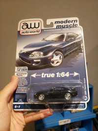 Autoworld USA EXCLUSIVE 1995 Toyota Supra Baltic Blue