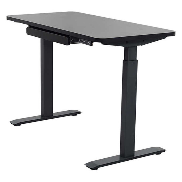 Dual Motor Adjustable Desk Motionwise 48"X 24" SDG48B Black in Desks in Calgary - Image 3