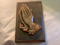 Beautiful Vintage Brass Religious Praying Hands