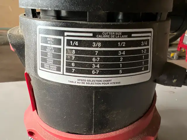 Craftsman 1/4” router in Power Tools in Edmonton - Image 3