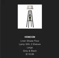 Homcom  floor lamp 
