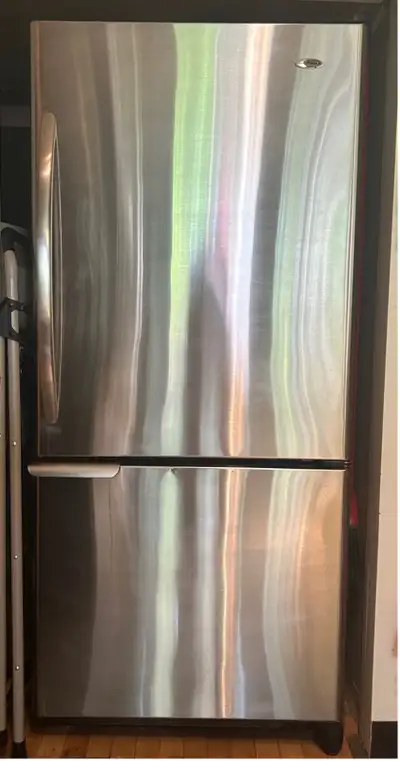 USED Amana bottom-freezer refrigerator for sale, View more