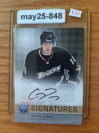 2008-09 Upper Deck Be a Player Signatures Corey Perry #S-CP Auto