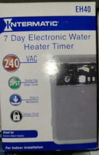 Water heater timer
