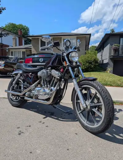 Selling my 1986 Harley Davidson Sportster 883, 4 speed. I thought I'd be into a cruiser but it's not...