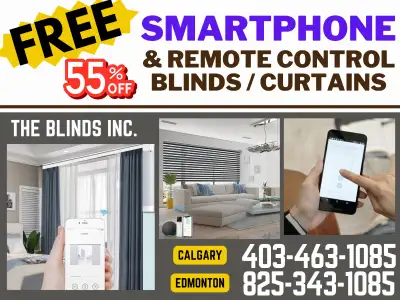 Custom Motor Blinds and Curtains in Calgary, View more