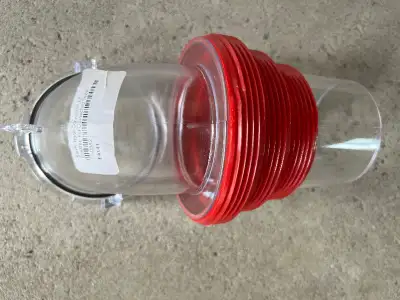 1 Brand new camper/trailer sewer end hose connection and 1 used. $25 for new one; $10 for used.