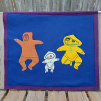 Inuit / First Nations Art * Wool Appliqué Tapestry