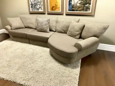 3 Piece Genuine La-Z-Boy Sectional, View more