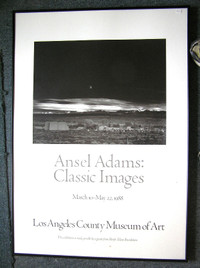 Ansel Adams - Photo Exhibition Poster - Los Angeles Art Museum