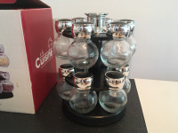 A La Cuisine spice turntable jar set - beautiful design - new