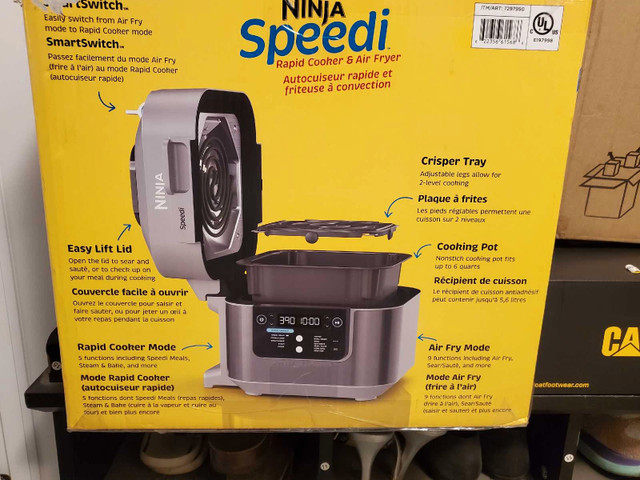 Ninja Speedi Rapid Cooker & Airfryer in Microwaves & Cookers in Stratford - Image 2
