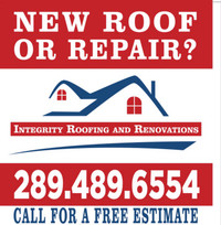 Integrity Roofing and Renovations - FREE ESTIMATES