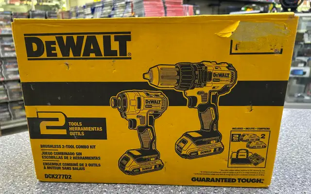 DeWalt DCK277D2 20V Brushless Drill Kit in Power Tools in Oshawa / Durham Region - Image 3