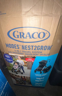 Graco Modes Nest2Grow Travel System Baby Stroller Car Seat
