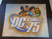 DC comics affiche en métal