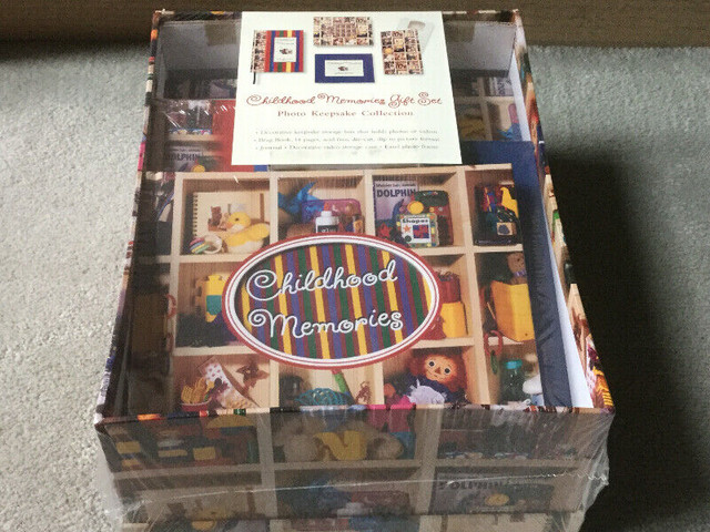 BRAND NEW - CHILDHOOD MEMORIES PHOTO BOX GIFT SET in Hobbies & Crafts in Hamilton