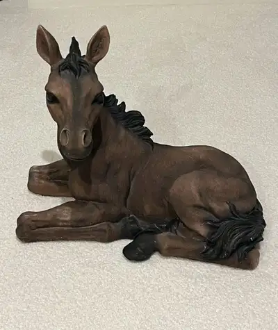 Large Polyresin Resting Foal, View more