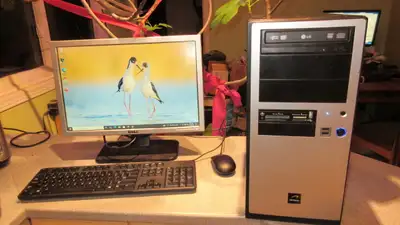 Antec wireless computer Dell monitor keyboard mouse, View more