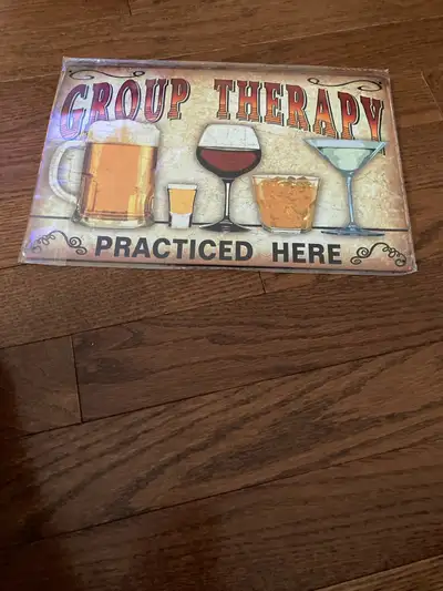 Group Therapy Sign, View more