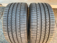 Pair of 285/35/19 90W Goodyear Eagle F1 Supercar with 80% tread
