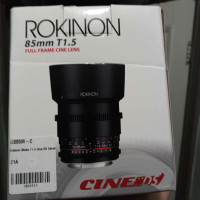 85mm F/1.4  Ef Mount  Rokinon Cine DS