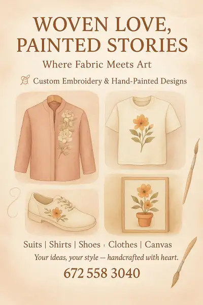 painting and embroidery, View more