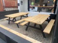 Picnic tables - 8ft long picnic/garden table