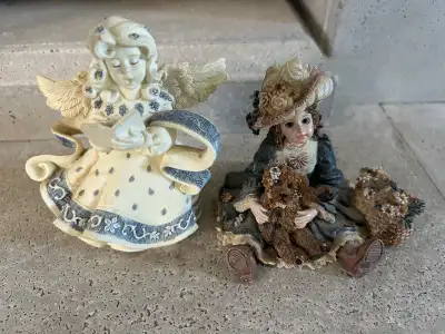 Decorative Angel and Girl Figurines, View more