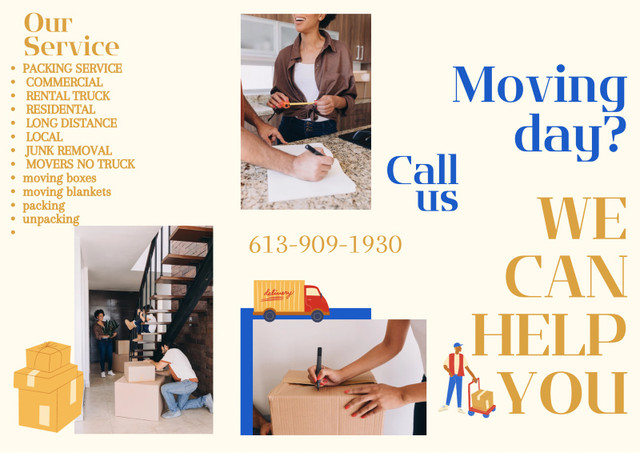 Every day, movers truck/ no truck - Ottawa in Moving & Storage in Ottawa - Image 2