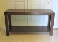 2-Tier Console/Sofa Table Wood Construction