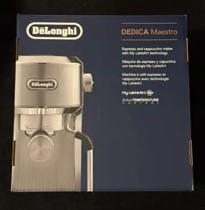 De'Longhi Dedica Maestro Manual Espresso Machine, View more