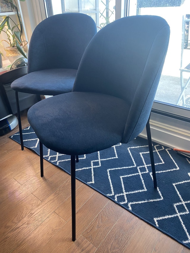 Navy blue dining chairs (set of 4) Dining Tables & Sets City of