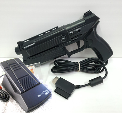 JUDGE DREDD Guncon with Pedal - PS1 Sega Saturn, View more