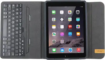 OtterBox Agility Keyboard Portfolio Bundle for Apple iPad Air/Air 2 Black Leather (77-51083) - Agili...