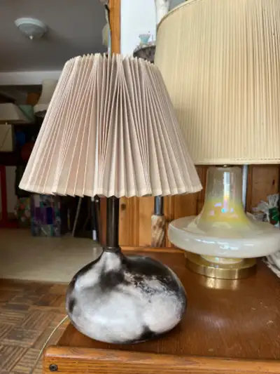 Vintage Asymmetrical Table Lamp Danish in style, View more