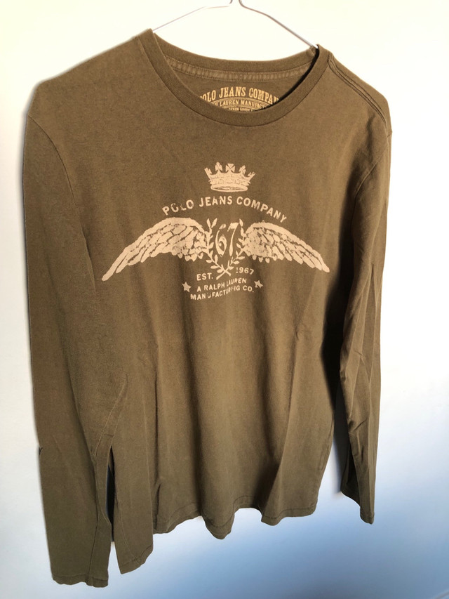 Ralph Lauren T-shirt and sweatshirt for men size S in Men's in Calgary