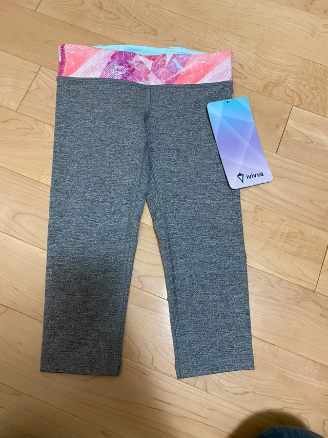 New tags kids lululemon ivivva crops  in Clothing - 5T in Edmonton