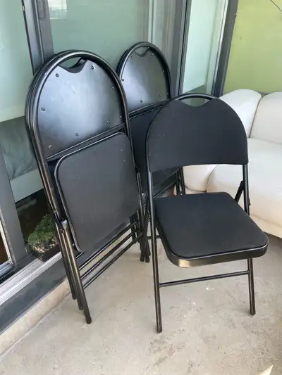 4 Folding Chairs, View more