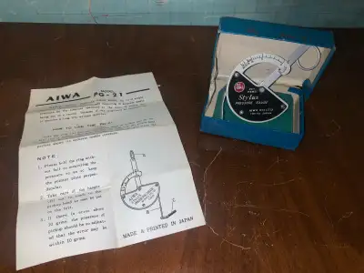 Aiwa Stylus pressure gauge PG-21 LP records, View more