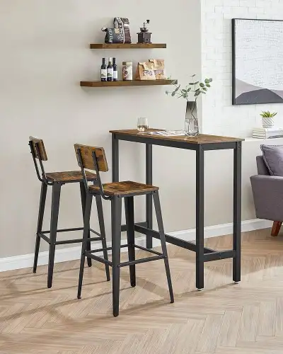 Bar Stool, Bar Height Stool, Tall Bar Stools with Back, View more